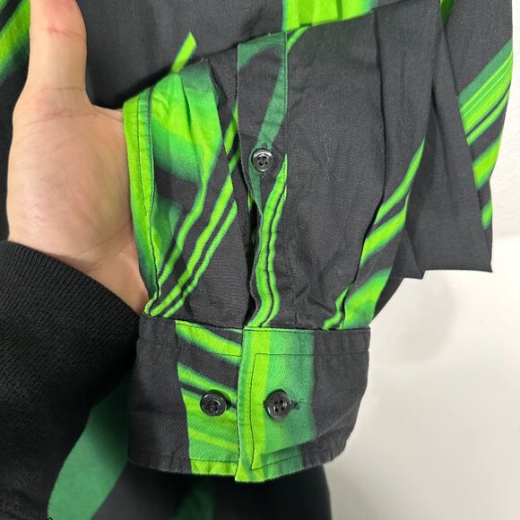 Hugo Boss Emero Cotton Abstract Print Button Down Shirt Size XL - Picture 6 of 8